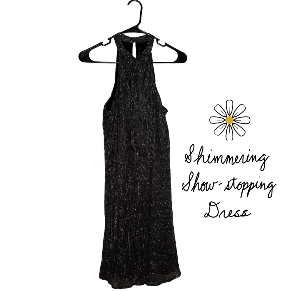 Shimmering Show-Stopper Dress - Summer Party Dress
